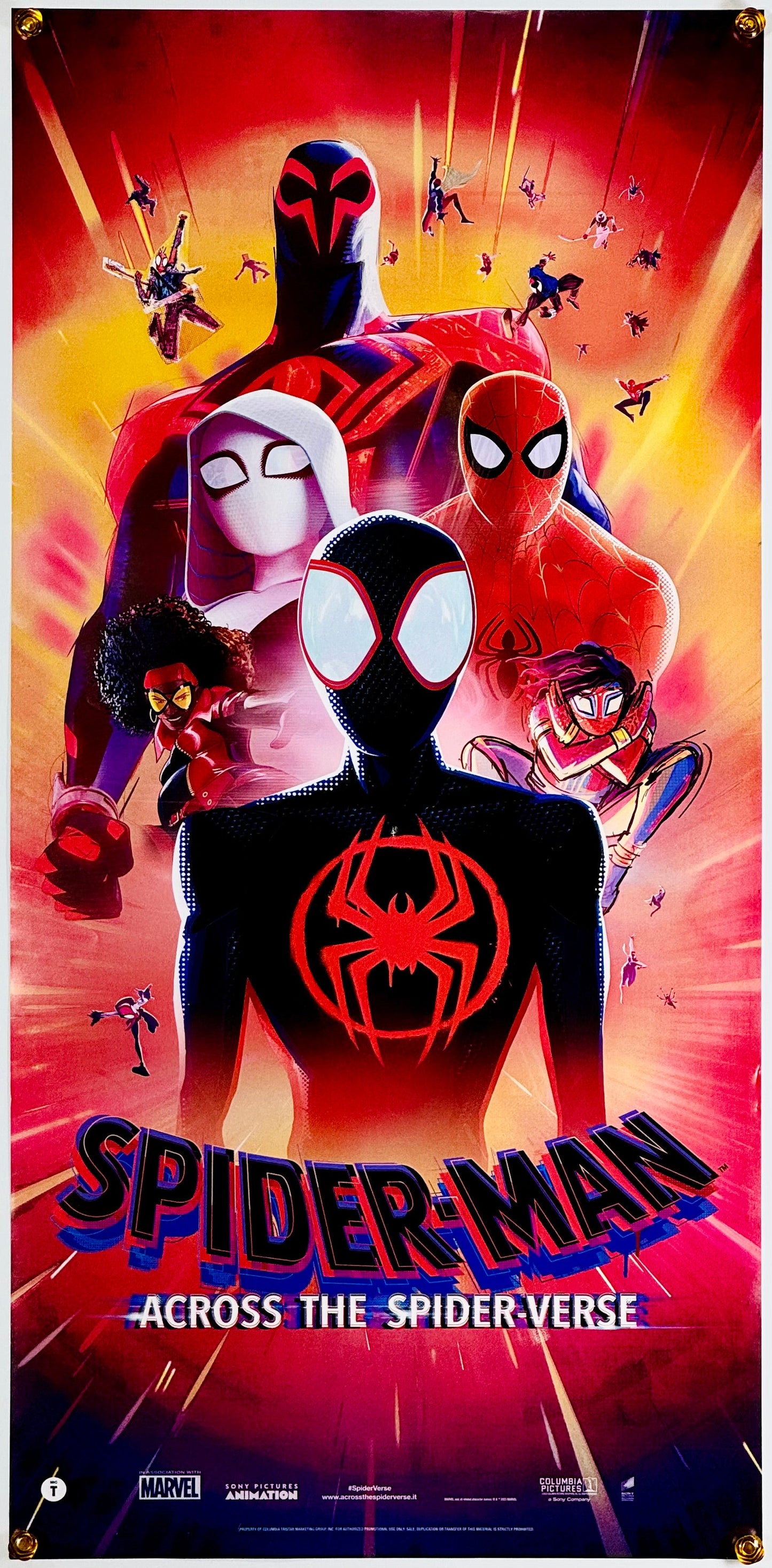 『スパイダーマン: アクロス・ザ・スパイダーバース』 映画 ポスター イタリア オリジナル [3334]