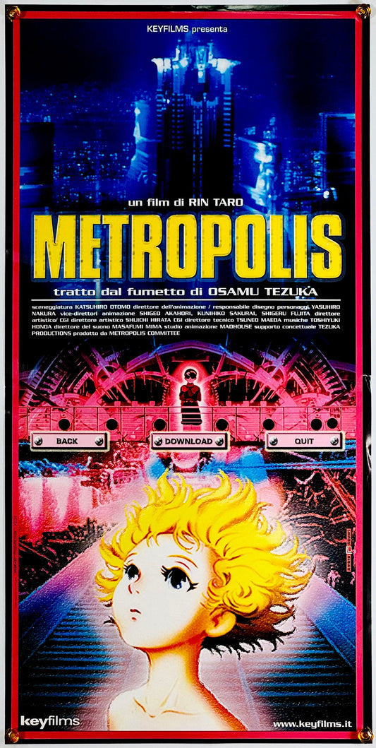 『メトロポリス』 映画 ポスター イタリア オリジナル [3339]
