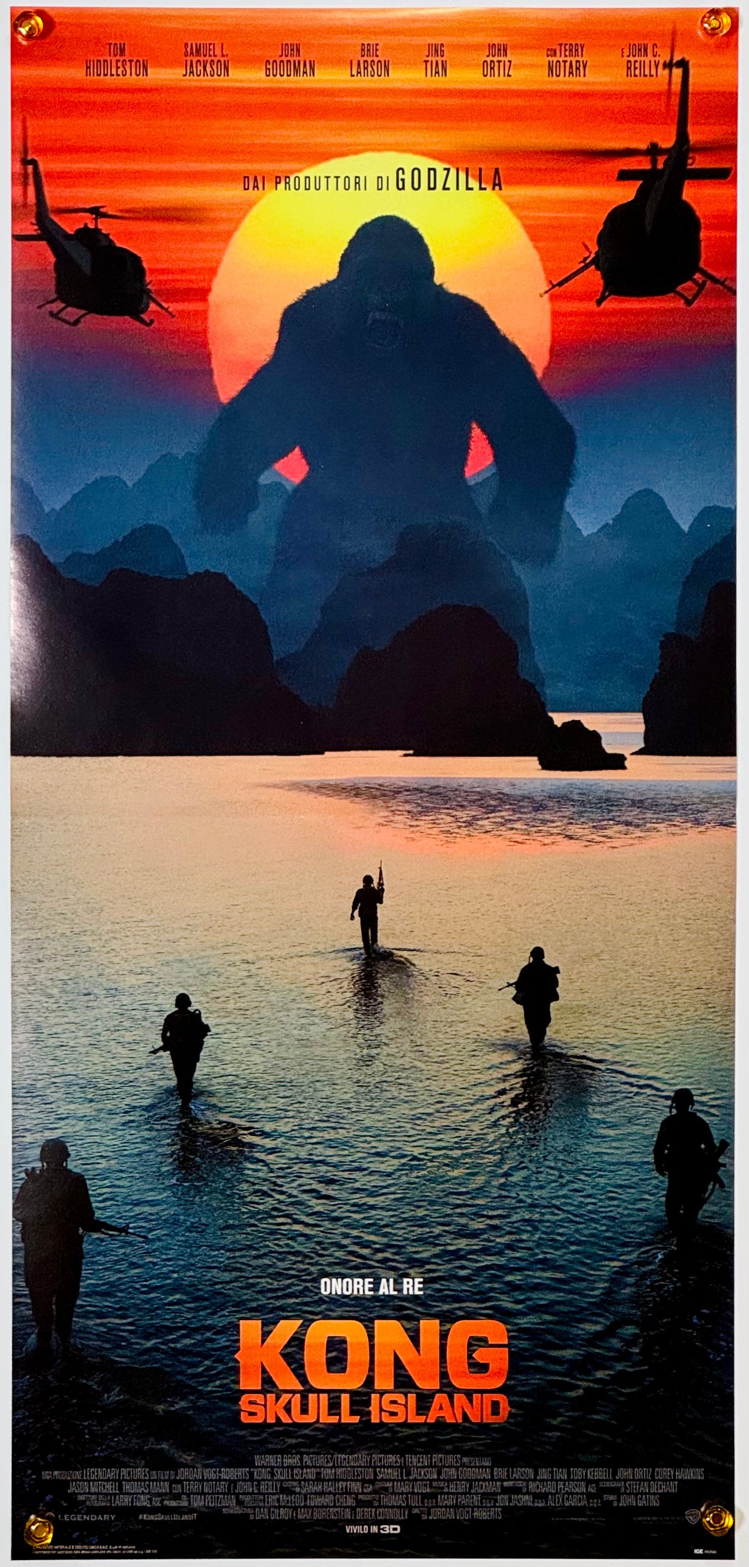 キングコング 髑髏島の巨神』 洋画 イタリア - 海外版映画ポスター専門