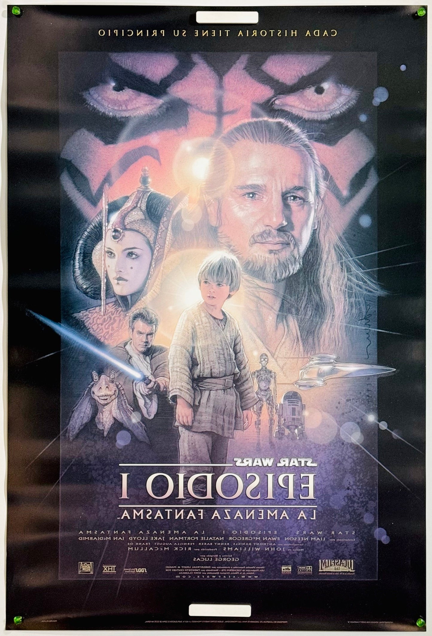 『スター・ウォーズ エピソード1/ファントム・メナス』 映画 ポスター アメリカ オリジナル [3350]