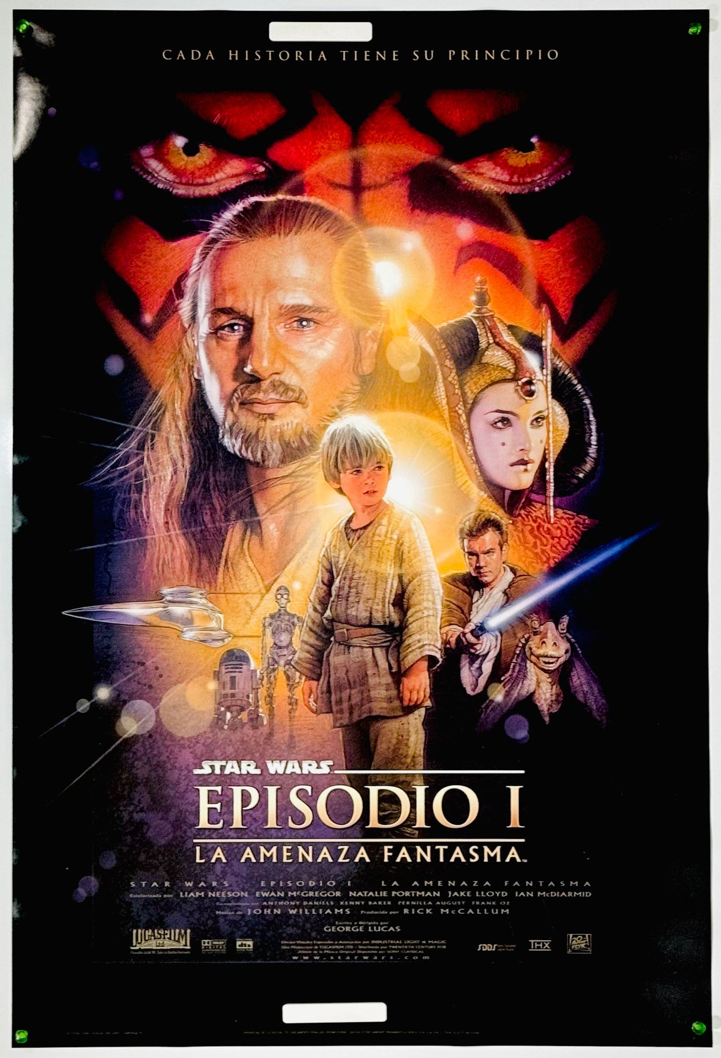『スター・ウォーズ エピソード1/ファントム・メナス』 映画 ポスター アメリカ オリジナル [3350]