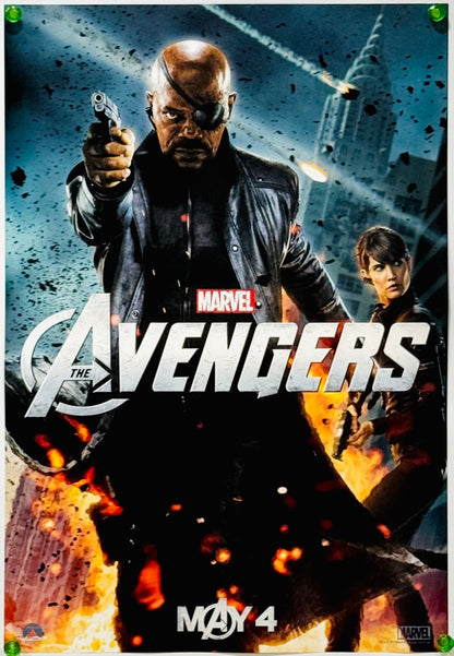 『アベンジャーズ (ニック・フューリー / アイアンマン)』 映画 ポスター アメリカ オリジナル [3359]