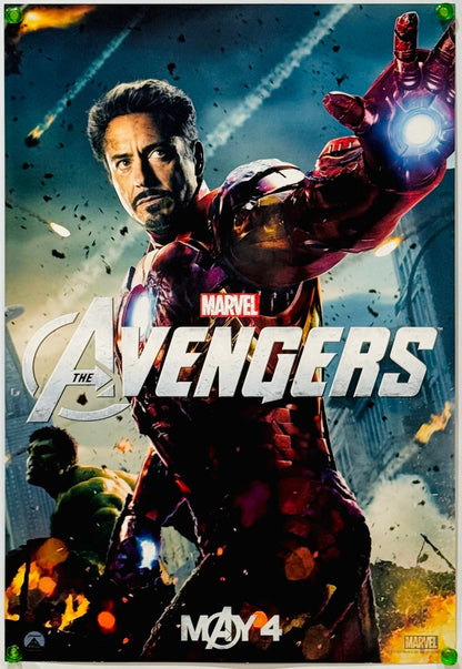 『アベンジャーズ (ニック・フューリー / アイアンマン)』 映画 ポスター アメリカ オリジナル [3359]