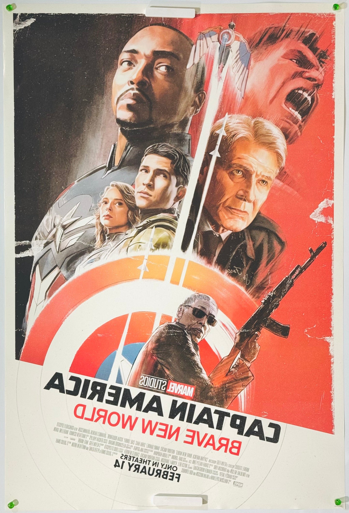 『キャプテン・アメリカ：ブレイブ・ニュー・ワールド』 映画 ポスター アメリカ オリジナル [3361]