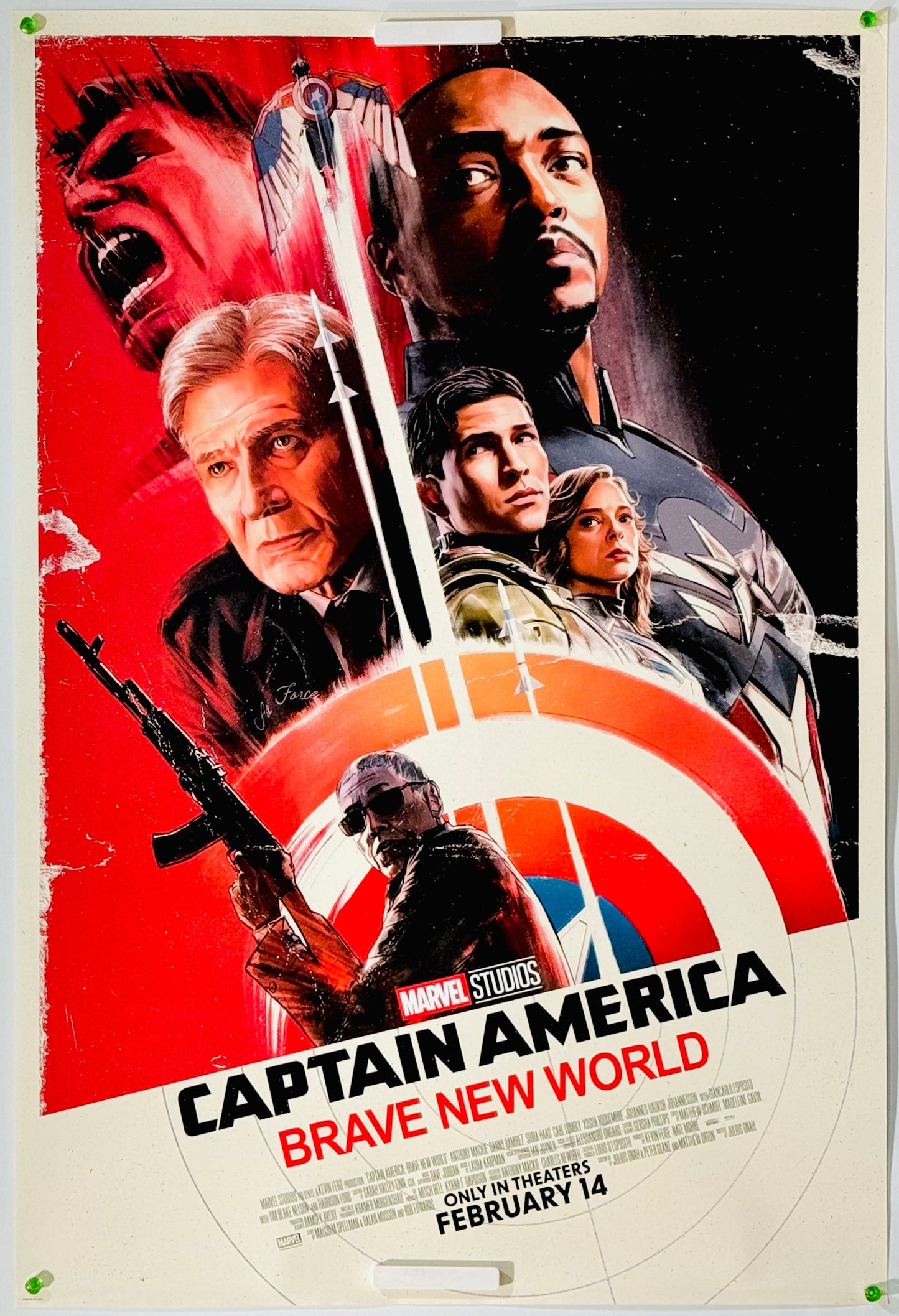『キャプテン・アメリカ：ブレイブ・ニュー・ワールド』 映画 ポスター アメリカ オリジナル [3361]