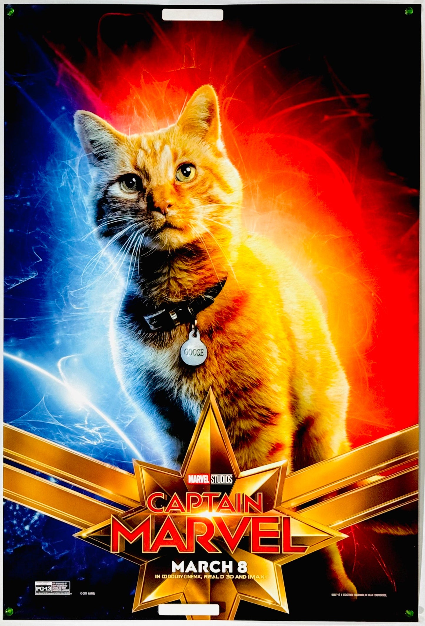 『キャプテン・マーベル』 映画 ポスター アメリカ オリジナル [3370]