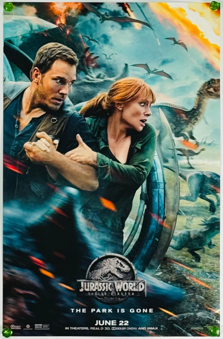 『ジュラシック・ワールド/炎の王国』 映画 ポスター アメリカ オリジナル [3384]