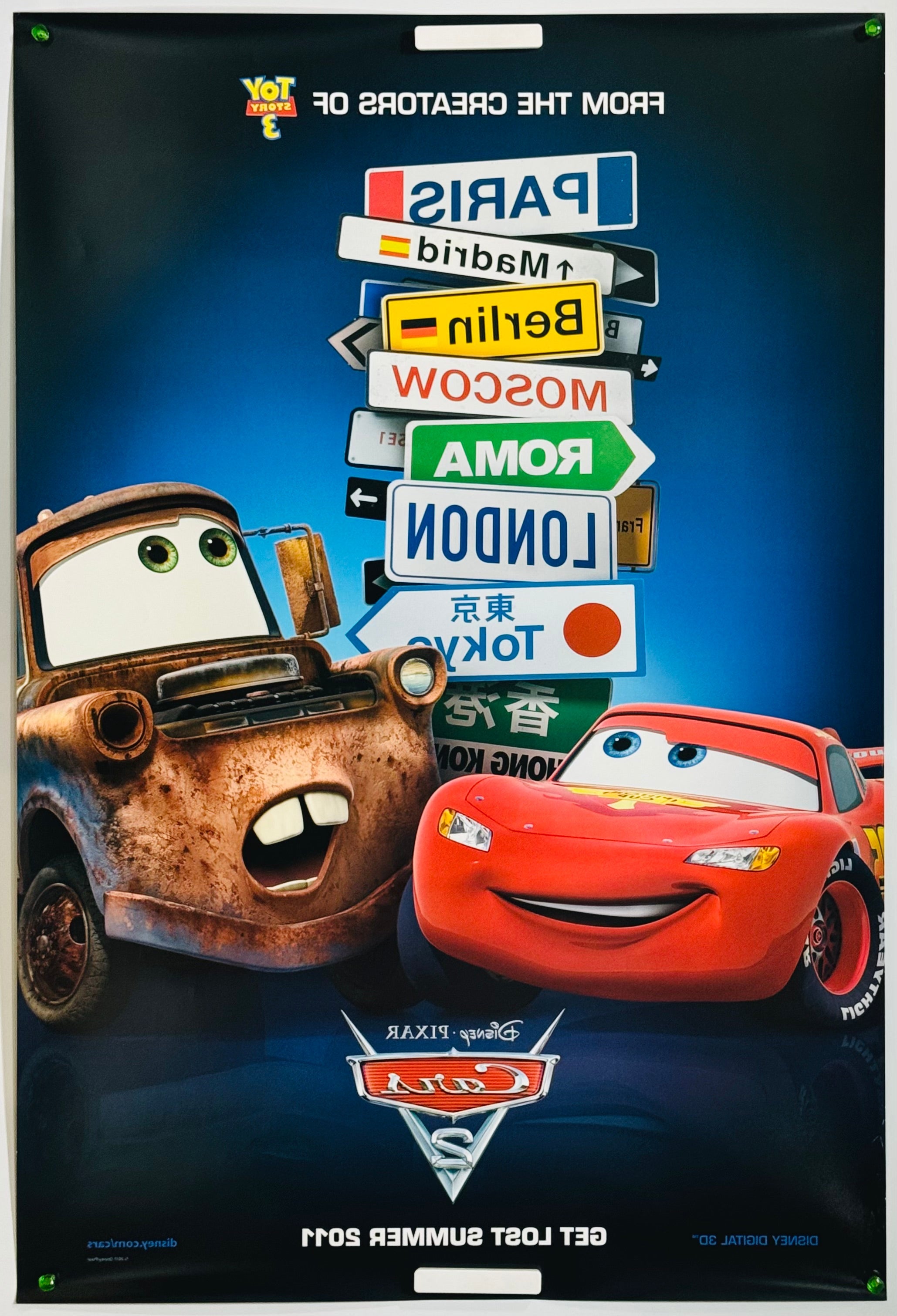 カーズ2』 海外アニメ アメリカ - 海外版映画ポスター専門店 - – Fine