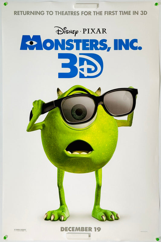 『モンスターズ・インク 3D』 映画 ポスター アメリカ オリジナル [3400]