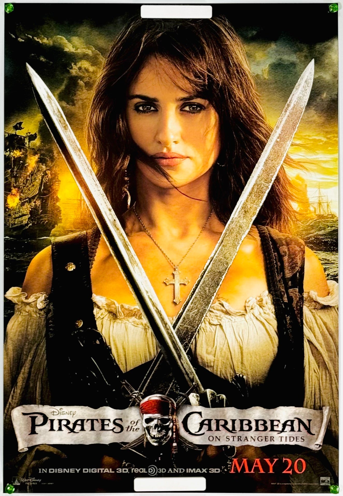 パイレーツ・オブ・カリビアン 映画PR用非売品特大ポスター（縦幅90センチ） パイレーツ・オブ・カリビアン 映画PR用非売品特大ポスター（縦幅90