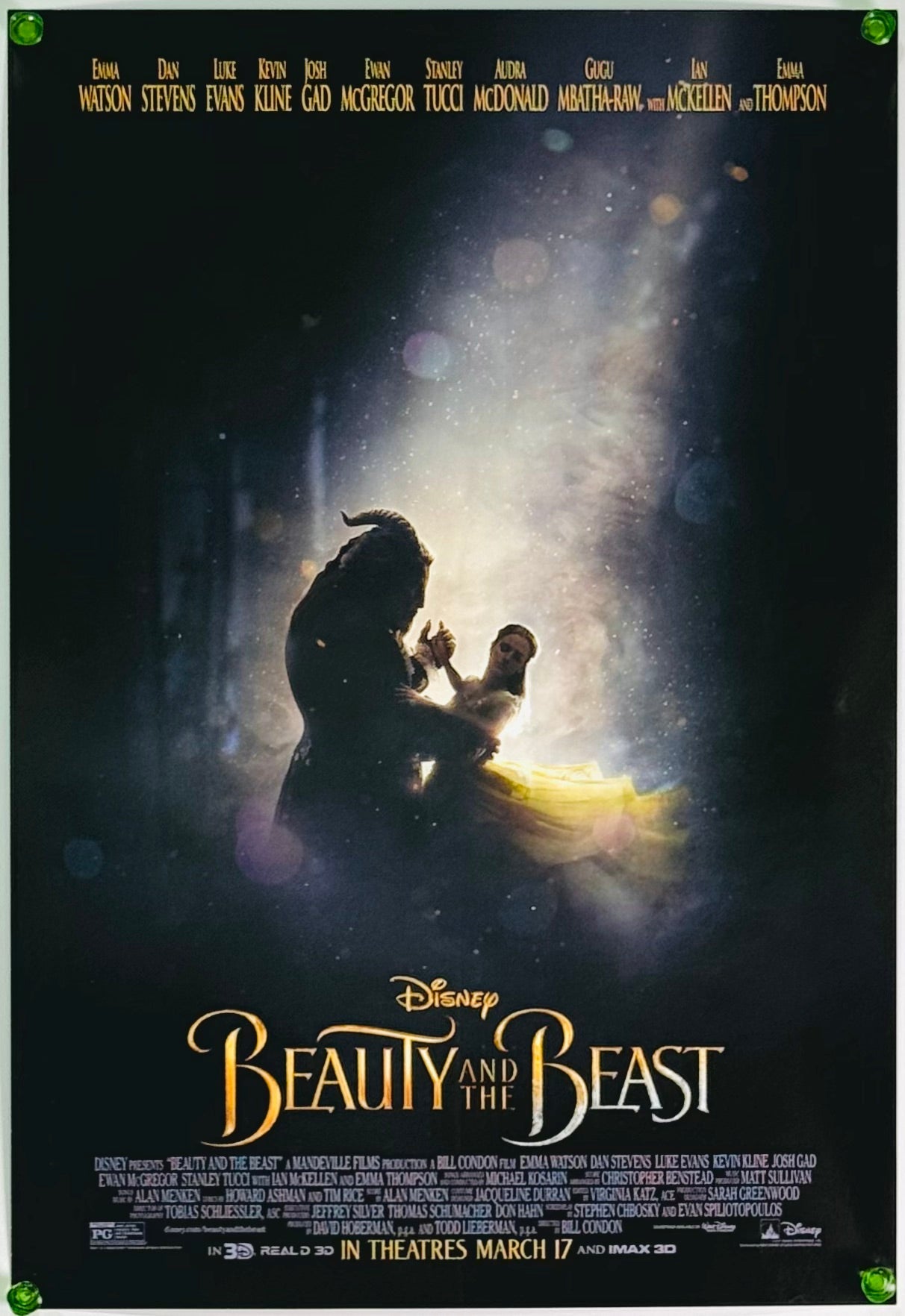 美女と野獣　USオリジナル映画ポスター 美女と野獣』 洋画 アメリカ - 海外版映画ポスター専門店 - – Fine