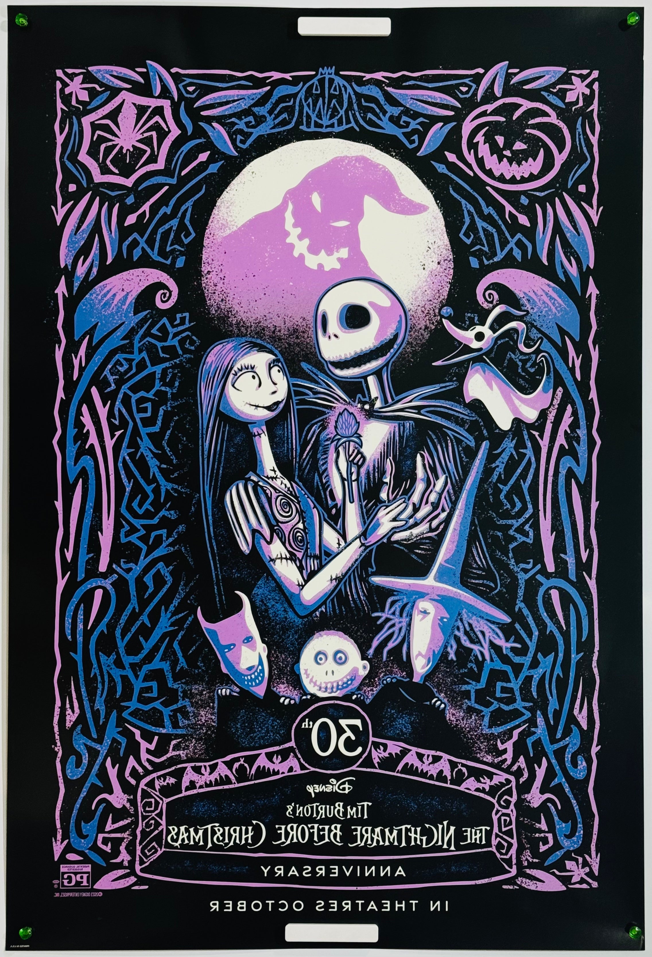 映画「ナイトメアービフォアクリスマス 」B1ポスター 映画「ナイトメアービフォアクリスマス 」B1ポスター Amazon.co