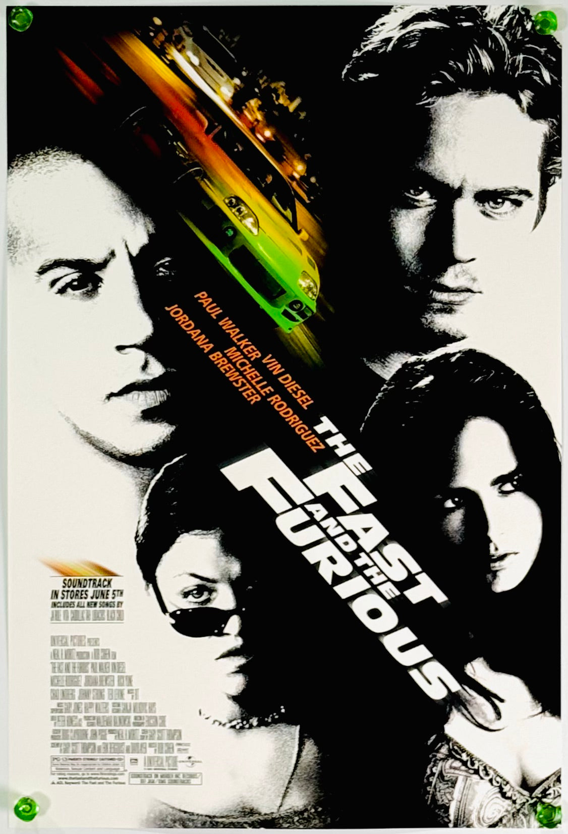 『ワイルド・スピード』 映画 ポスター アメリカ オリジナル [3447]