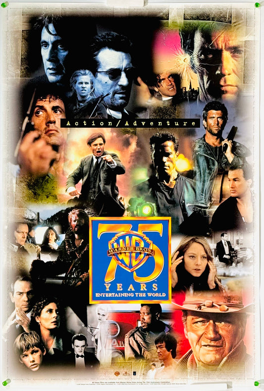 『ワーナー・ブラザーズ 75周年記念』 映画 ポスター アメリカ オリジナル [3488]