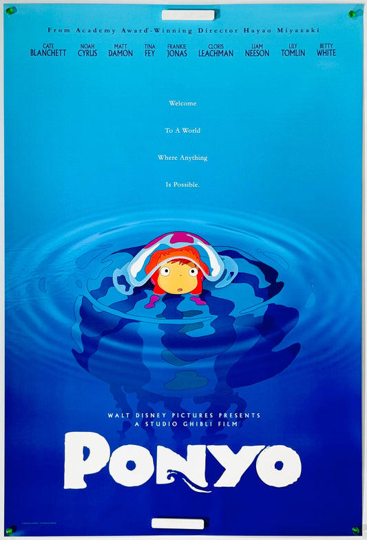 『崖の上のポニョ』 映画 ポスター アメリカ オリジナル [3500]