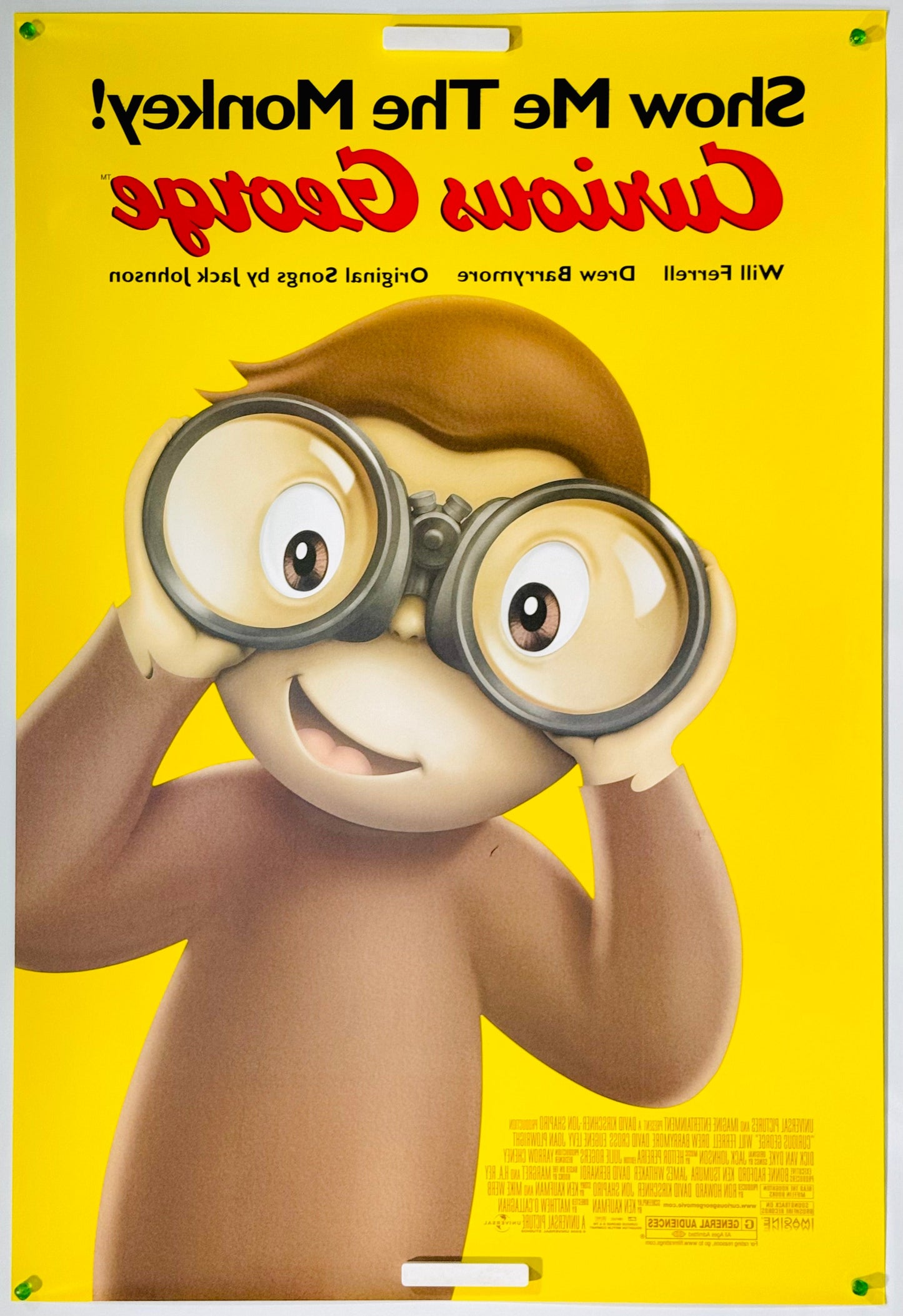 『おさるのジョージ』 映画 ポスター アメリカ オリジナル [3514]