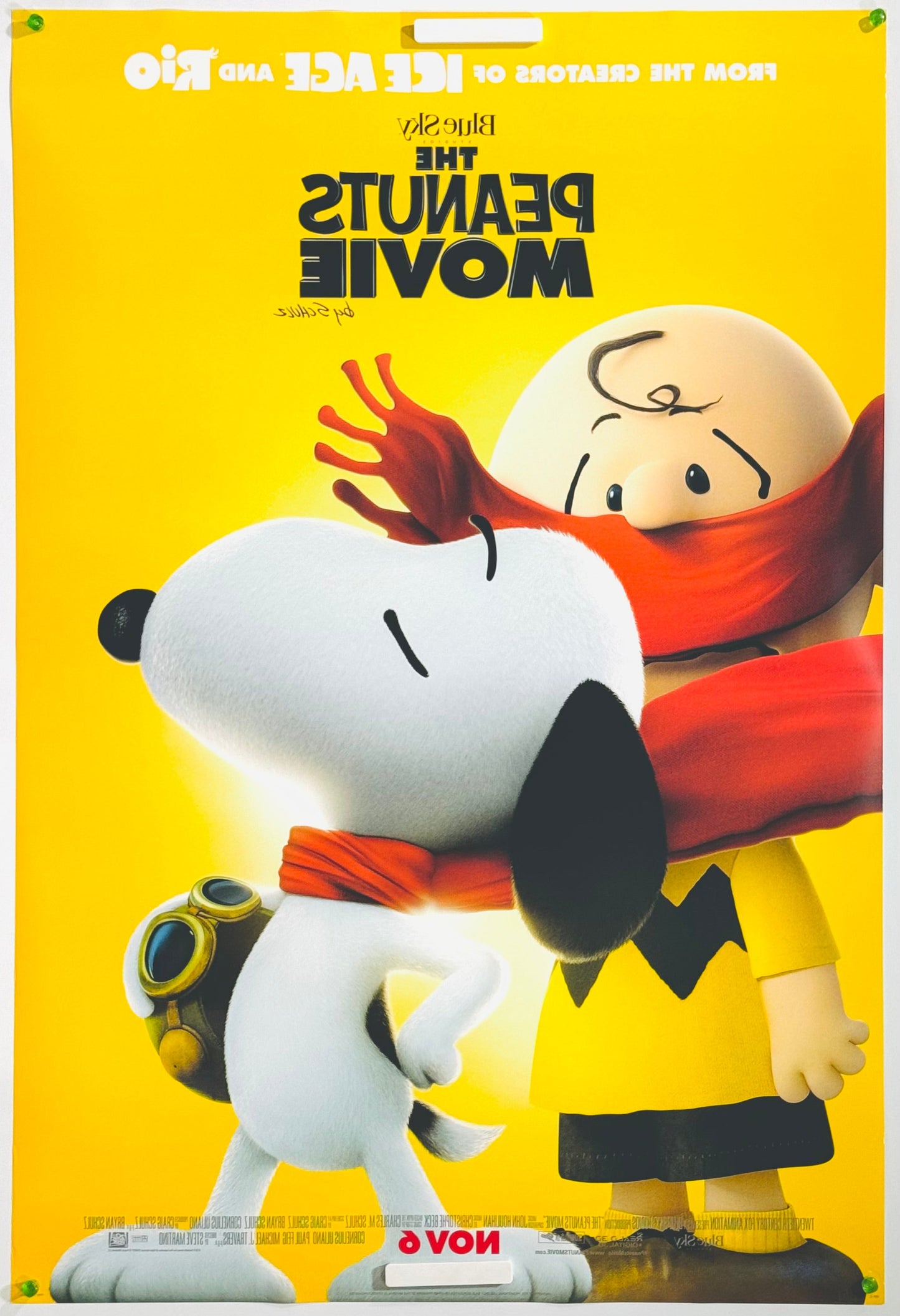 『I LOVE スヌーピー THE PEANUTS MOVIE』 映画 ポスター アメリカ オリジナル [3526]