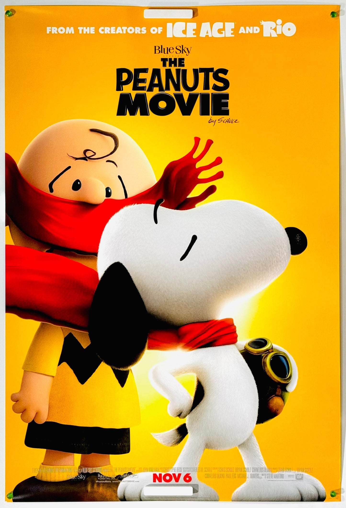 『I LOVE スヌーピー THE PEANUTS MOVIE』 映画 ポスター アメリカ オリジナル [3526]