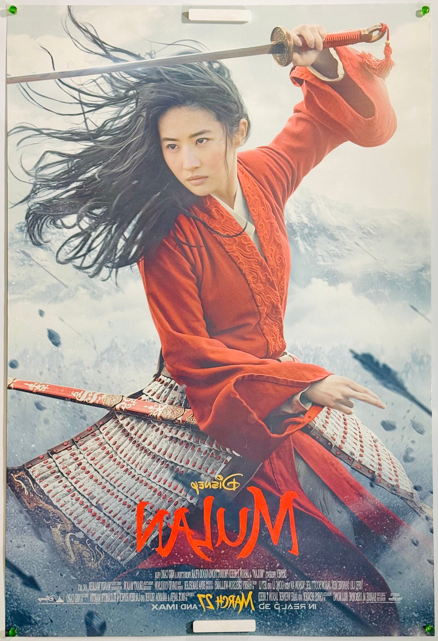 『ムーラン』 映画 ポスター アメリカ オリジナル [3539]