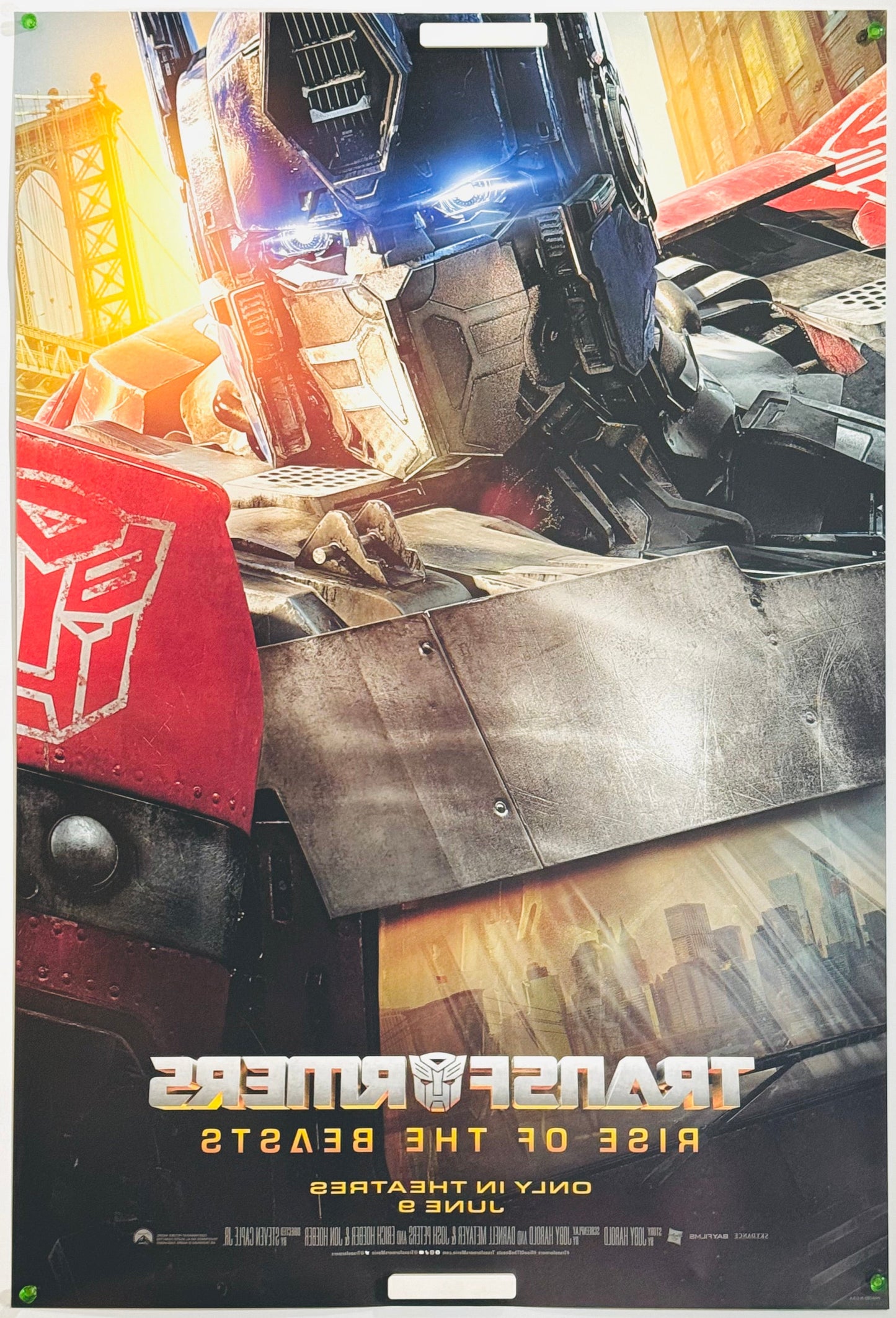 『トランスフォーマー ビースト覚醒』 映画 ポスター アメリカ オリジナル [3541]