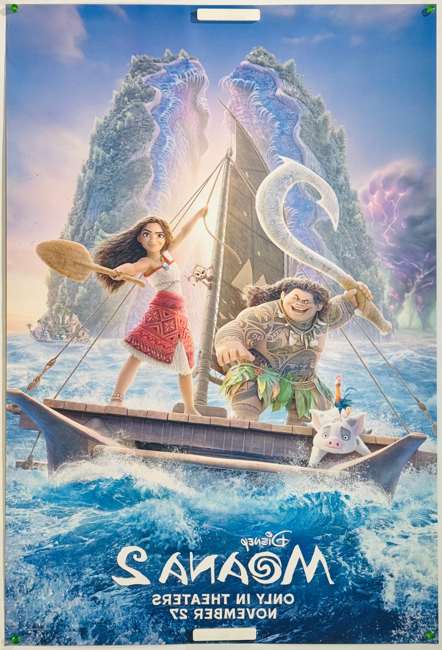 『モアナと伝説の海 2』 映画 ポスター アメリカ オリジナル [3544]