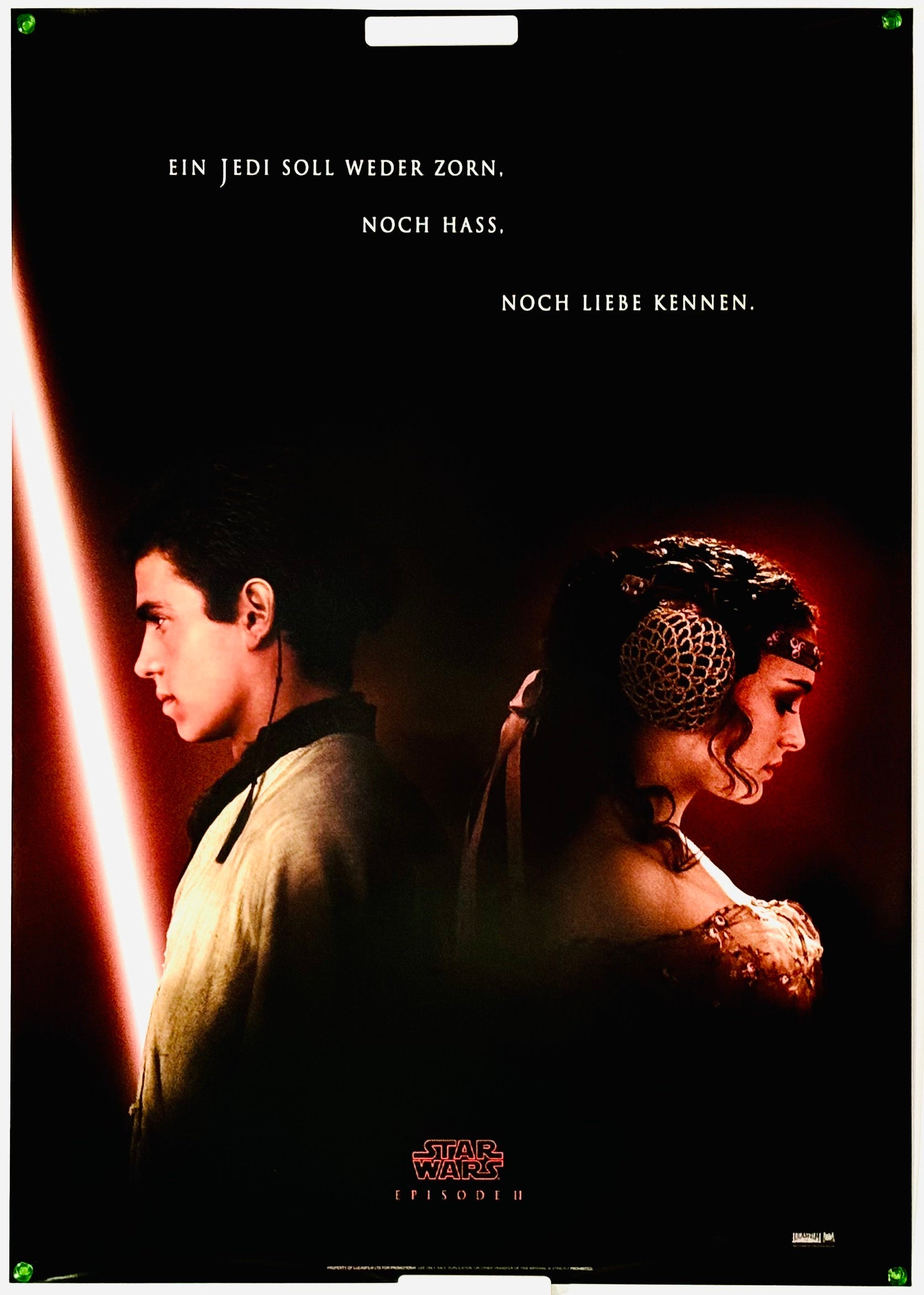『スター・ウォーズ エピソード2/クローンの攻撃』 映画 ポスター ドイツ オリジナル [3580]