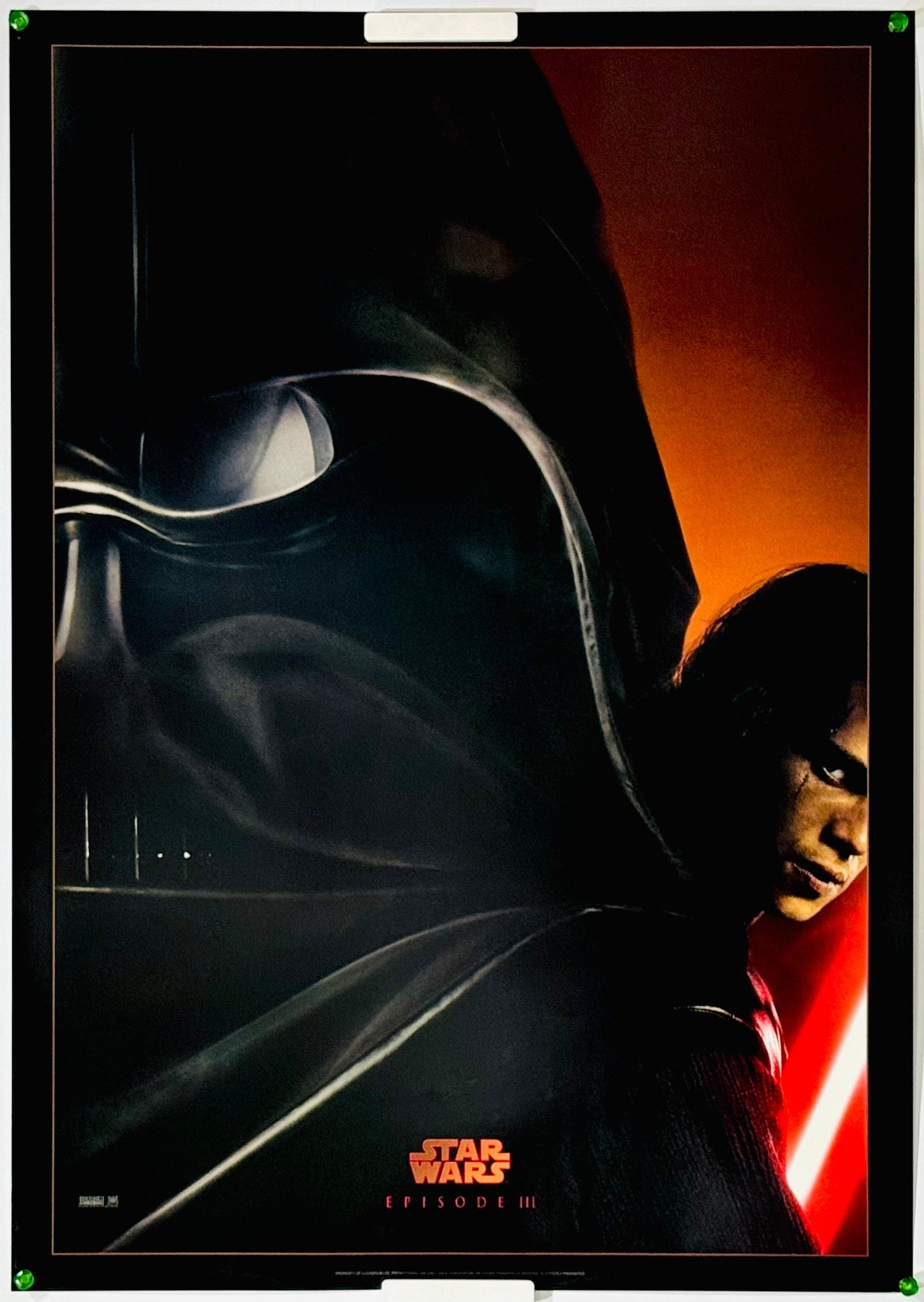 『スター・ウォーズ エピソード3/シスの復讐』 映画 ポスター ドイツ オリジナル [3581]
