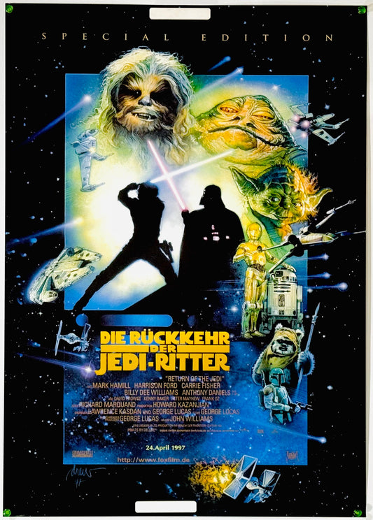 『スター・ウォーズ エピソード6 ジェダイの復讐』 映画 ポスター ドイツ オリジナル [3597]