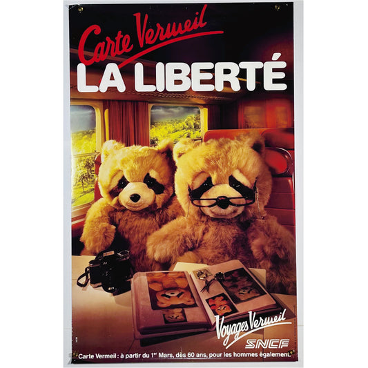 『フランス国有鉄道 Vermeil Card La Liberte』 広告 ポスター フランス オリジナル [35]