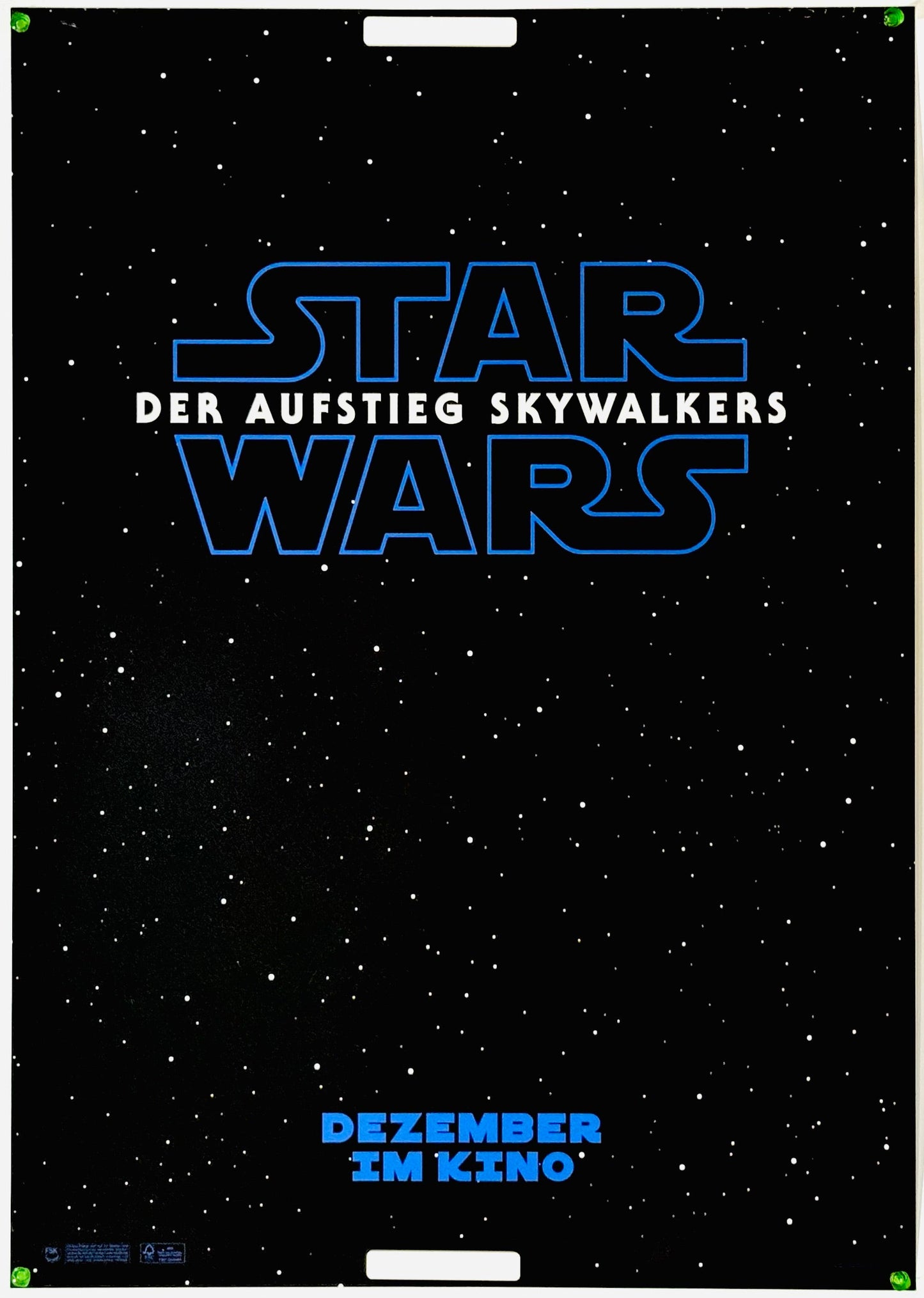 『スター・ウォーズ/スカイウォーカーの夜明け』 映画 ポスター ドイツ オリジナル [3601]