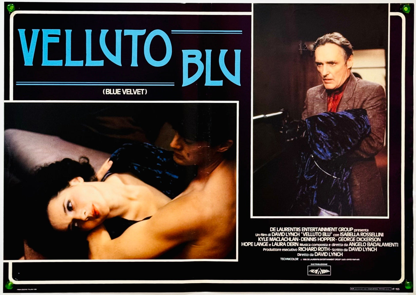 『ブルーベルベット』 映画 ポスター イタリア オリジナル [3644]