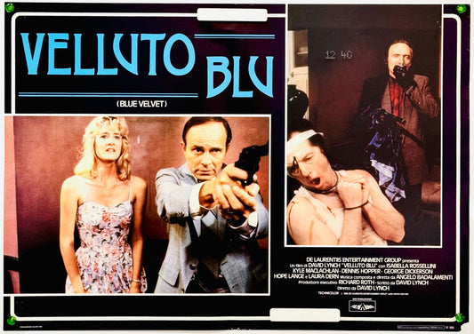 『ブルーベルベット』 映画 ポスター イタリア オリジナル [3646]
