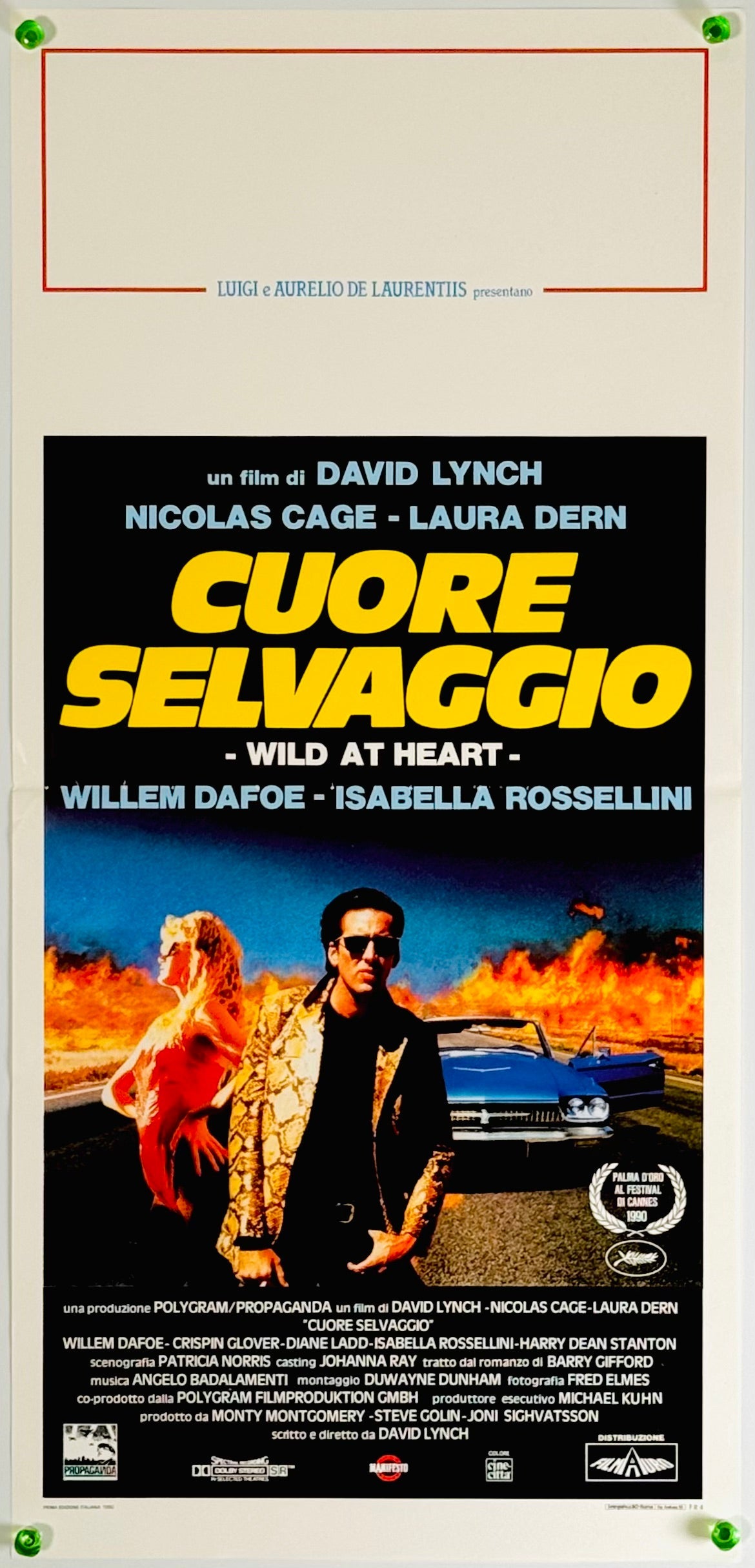 ワイルド・アット・ハート　USオリジナル映画ポスター ワイルド・アット・ハート』 洋画 イタリア - 海外版映画ポスター専門