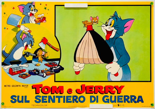 『トムとジェリー Sul sentiero di guerra』 映画 ポスター イタリア オリジナル [3686]