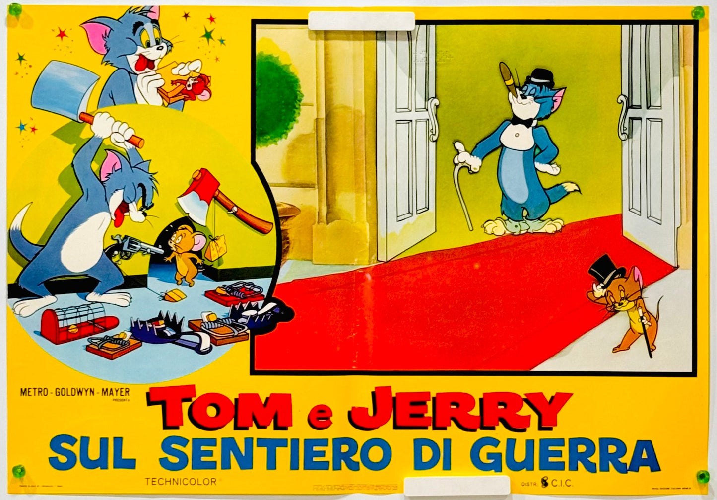 『トムとジェリー Sul sentiero di guerra』 映画 ポスター イタリア オリジナル [3687]