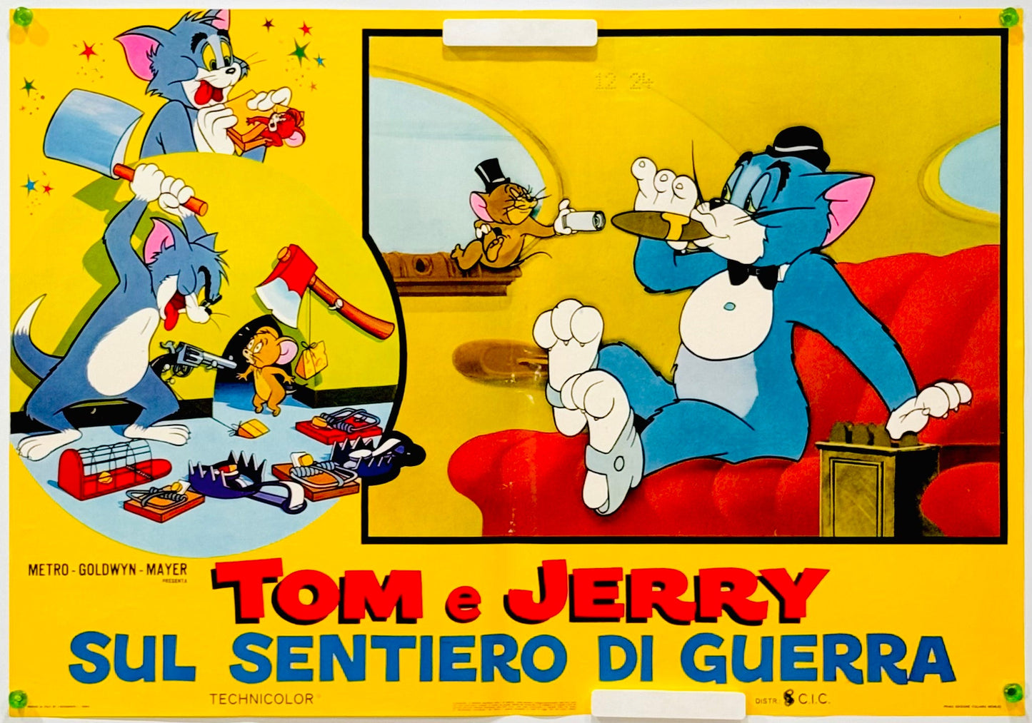 『トムとジェリー Sul sentiero di guerra』 映画 ポスター イタリア オリジナル [3688]