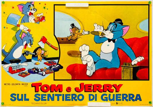 『トムとジェリー Sul sentiero di guerra』 映画 ポスター イタリア オリジナル [3688]