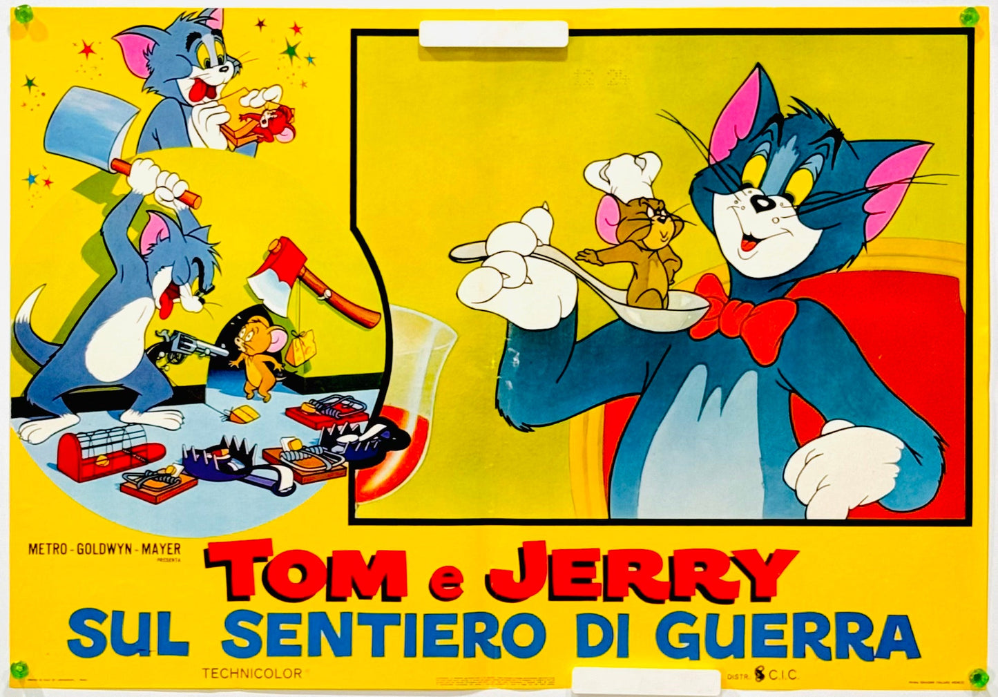 『トムとジェリー Sul sentiero di guerra』 映画 ポスター イタリア オリジナル [3690]