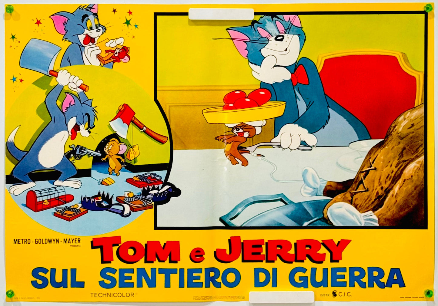 『トムとジェリー Sul sentiero di guerra』 映画 ポスター イタリア オリジナル [3691]