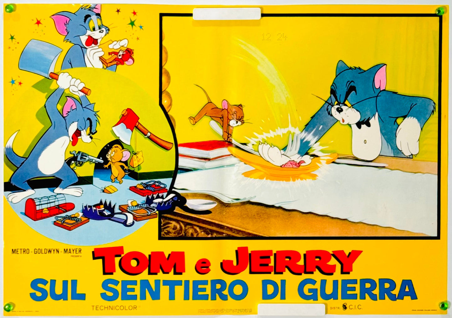 『トムとジェリー Sul sentiero di guerra』 映画 ポスター イタリア オリジナル [3693]