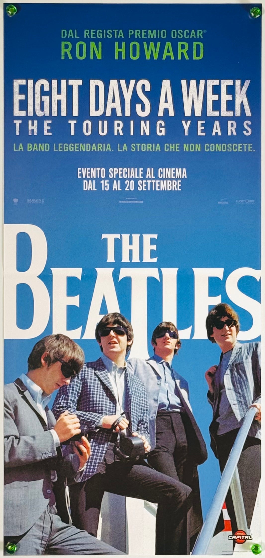 『ザ ビートルズ EIGHT DAYS A WEEK The Touring Years』 映画 ポスター イタリア オリジナル [3706]