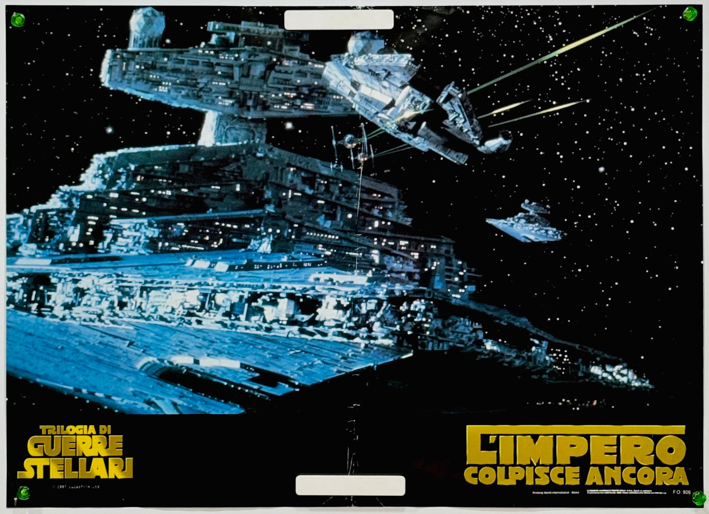 『スター・ウォーズ エピソード5/帝国の逆襲』 映画 ポスター イタリア オリジナル [3711]