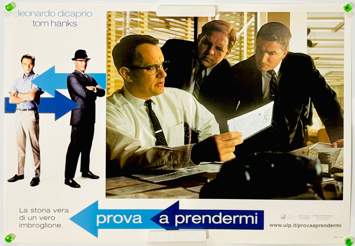『キャッチ・ミー・イフ・ユー・キャン』 映画 ポスター イタリア オリジナル [3718]