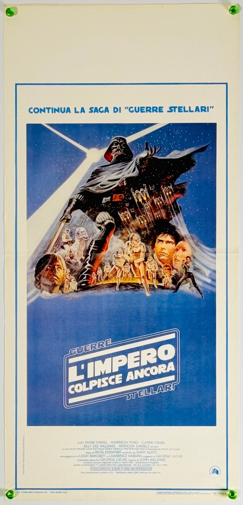 『スター・ウォーズ エピソード5/帝国の逆襲』 映画 ポスター イタリア オリジナル [3730]