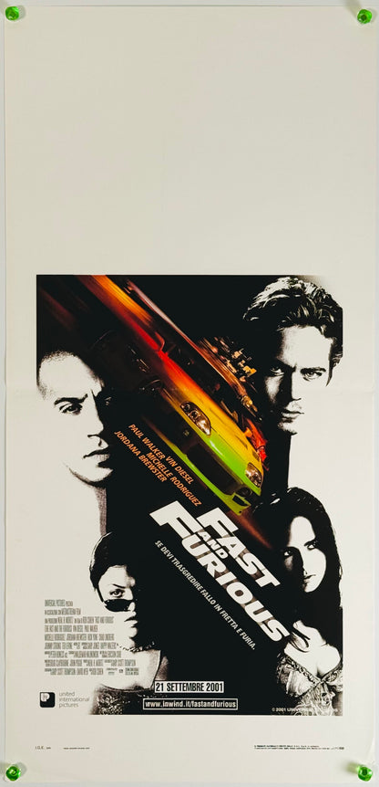 『ワイルド・スピード』 映画 ポスター イタリア オリジナル [3736]