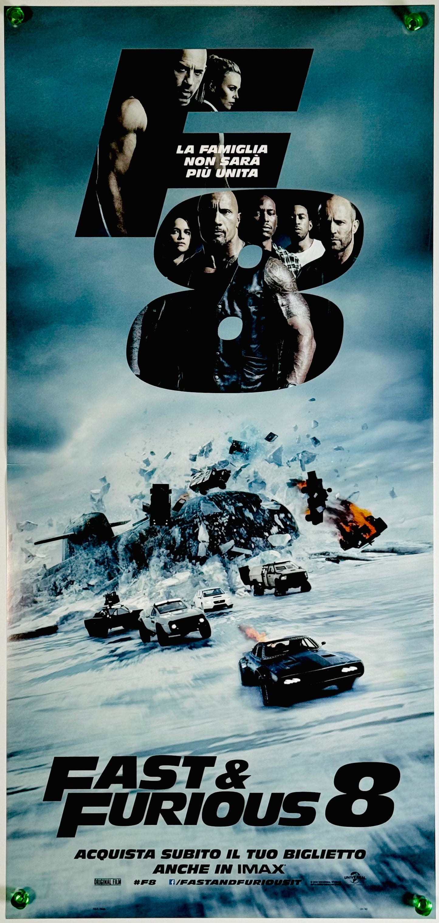 『ワイルド・スピード ICE BREAK』 映画 ポスター イタリア オリジナル [3742]