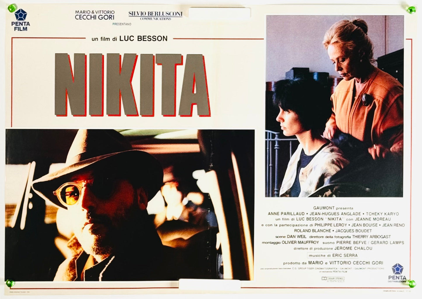 『ニキータ』 映画 ポスター イタリア オリジナル [3758]