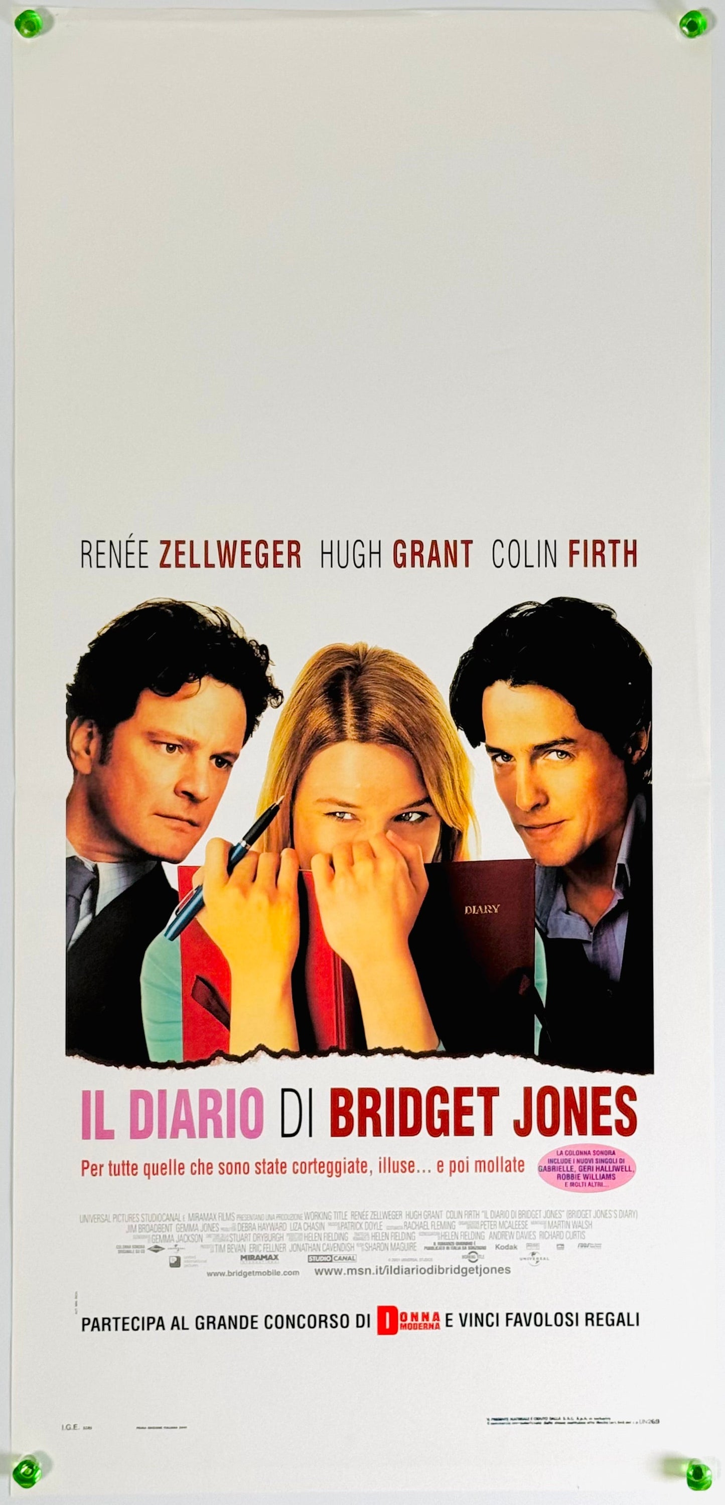 『ブリジット・ジョーンズの日記』 映画 ポスター イタリア オリジナル [3784]