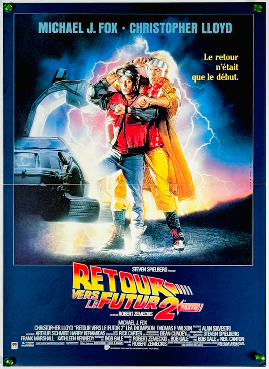『バック・トゥ・ザ・フューチャー PART2』 映画 ポスター フランス オリジナル [3807]