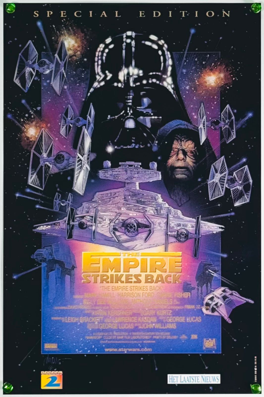 『スター・ウォーズ エピソード5/帝国の逆襲』 映画 ポスター ベルギー オリジナル [3808]
